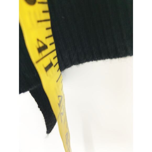 Massimo Dutti Black Open Front Long Cardigan Size S NWT - Picture 7 of 7